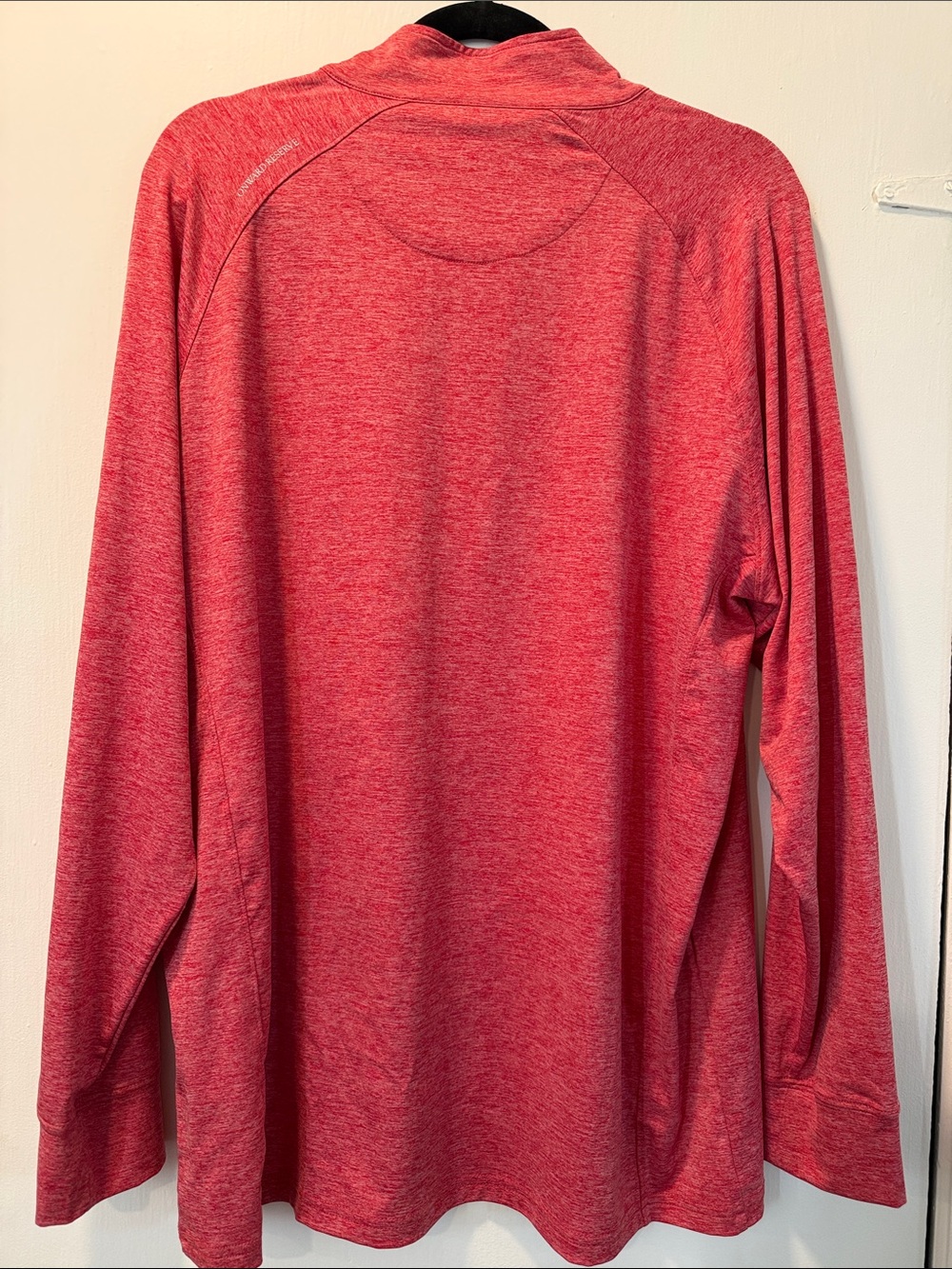 NWT Onward Reserve Performance Quarter-Zip Long Sleeve Shirt - Red - Picture 5 of 5